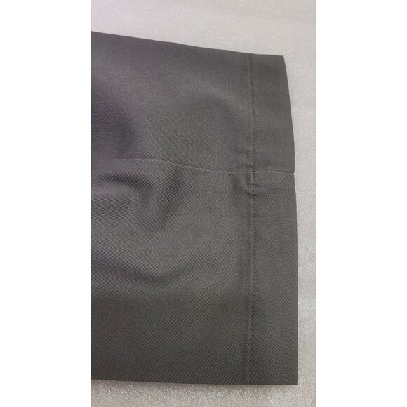 New Mens Van Heusen No Iron Cotton Pants Flex Waistband  Flat Front Brown 38x30 - Picture 6 of 6